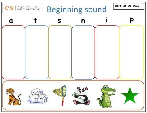 Beginning sound