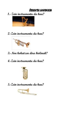 Orkestra Instrumentuak