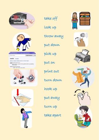 Separable phrasal verbs