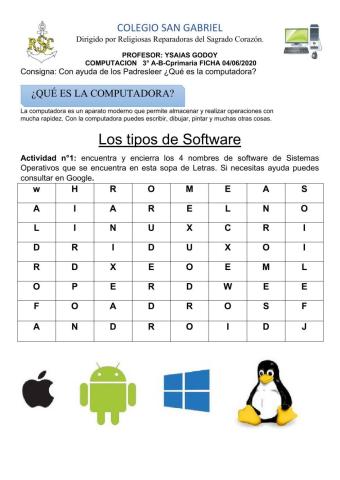 Los tipos de Sofware 4 