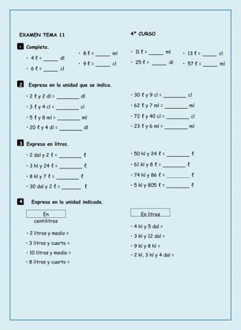 Examen mates 11