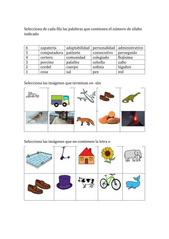 CONCIENCIA FONOLÓGICA 2º