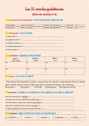 Les dix minutes quotidiennes - 2