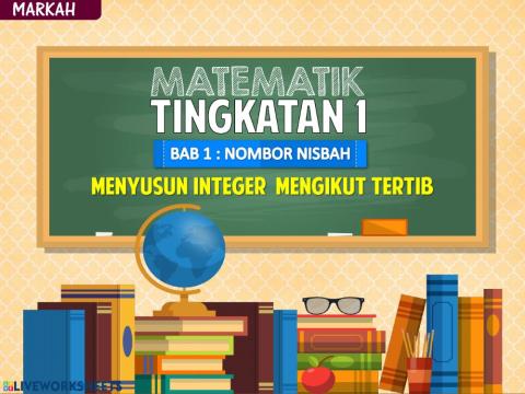 Menyusun integer mengikut tertib (nombor nisbah)