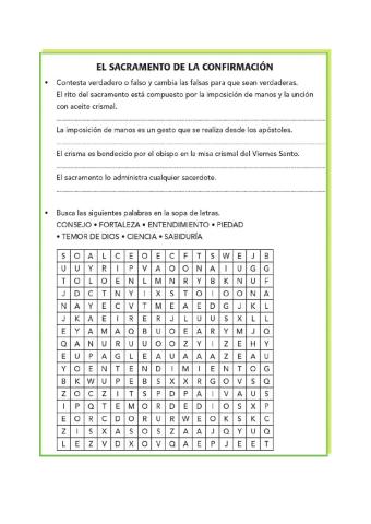 Sacramento Confirmación