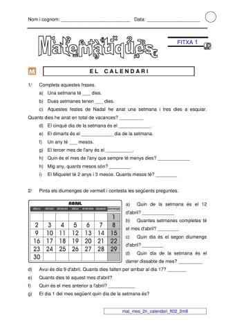 Calendari