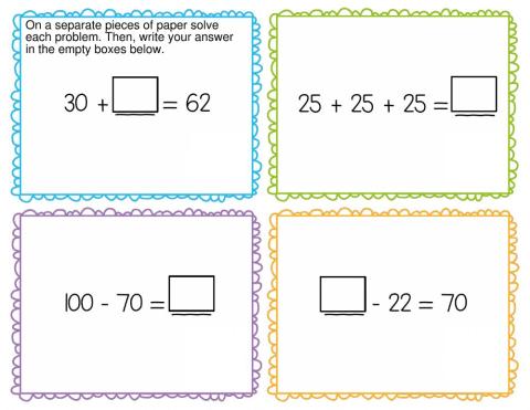 Math- End of the Year Review