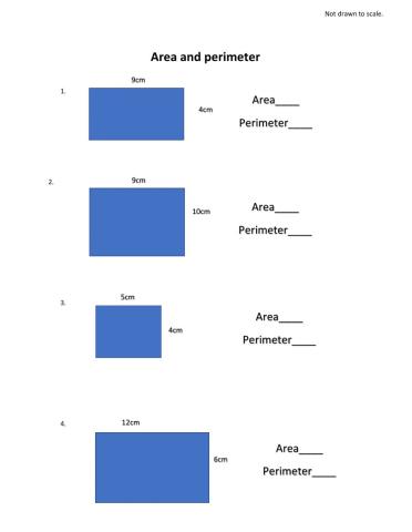 Area and perimeter