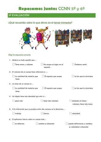 Repasamos juntos CCNN 5º y 6º - 3ª evaluación