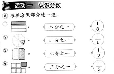 2分数年级数学活动本85页a项