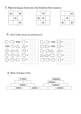 Łamigłówki matematyczne