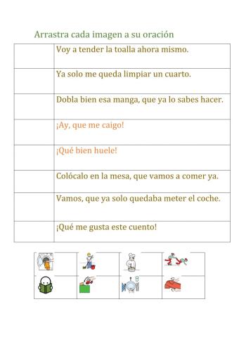 ORACIONES 1º