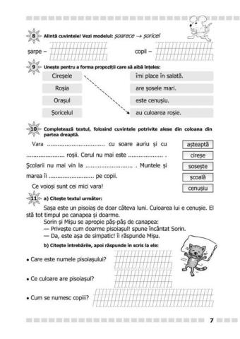 Test la română