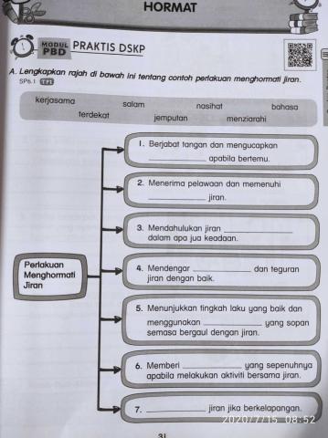 Pendidikan moral tahun 4 HORMAT