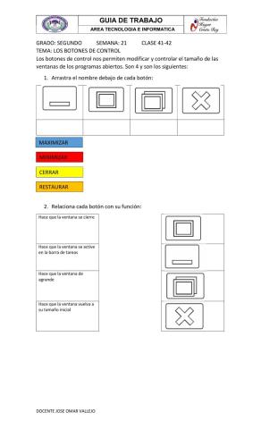 Botones de control de windows