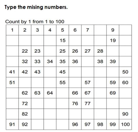 Counting numbers