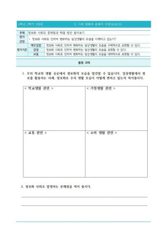 4-2-3-6차시-정보화 사회의 문제점과 해결 방안 알아보기