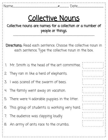 Collective Nouns