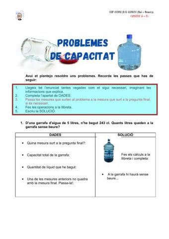 Problemes capacitat