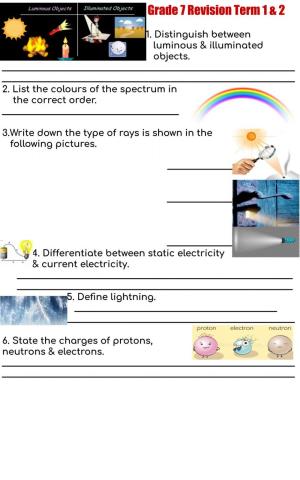 Revision term 1 & 2