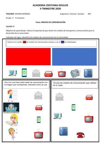 MEDIOS DE COMUNICACIÓN