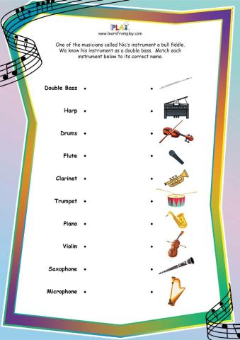 Double Bass Blues - Instruments Match