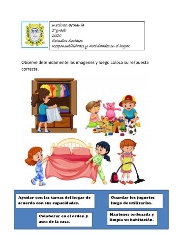 Actividades y Responsabilidades en el hogar