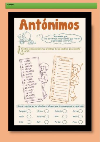 Antónimos