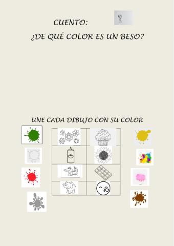 Cuento: De que color es un beso