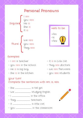 Personal Pronouns