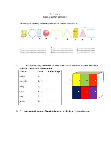 Figuri și corpuri geometrice