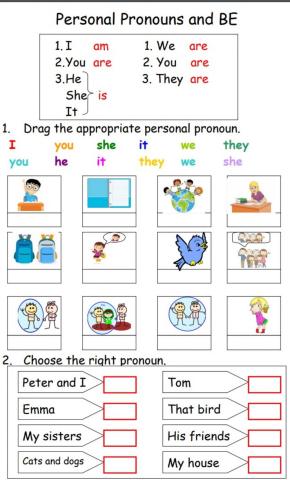 Personal pronouns