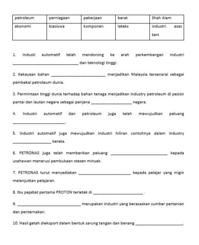 Kegiatan ekonomi negara