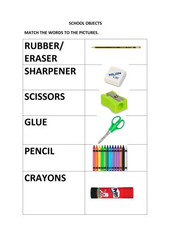 Classroom objects