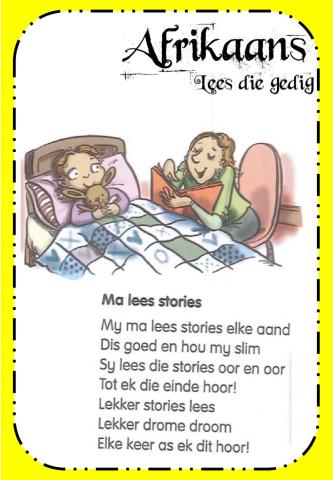 Week 23 - Afrikaans - Monday