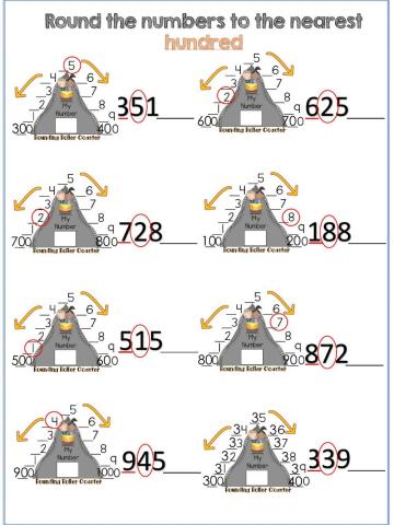 Rounding to the nearest hundred