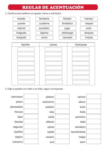 Acentuación