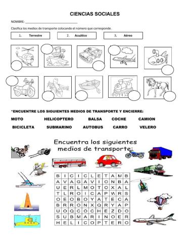 Medios de trasportes