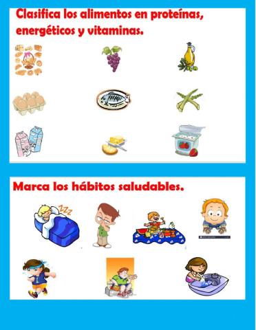 Alimentación y hábitos saludables