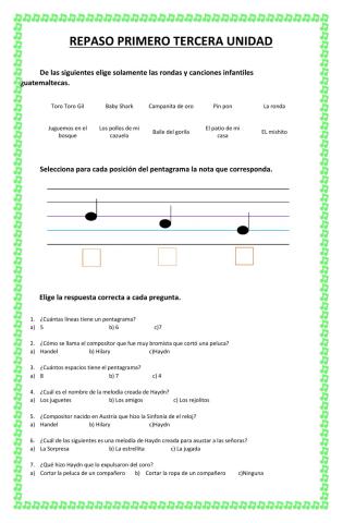 Repaso primero bloque iii