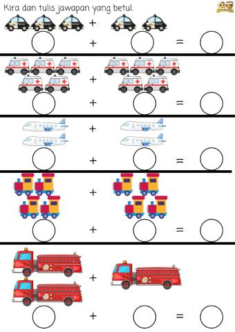 MATH :Penambhan (bergambar)