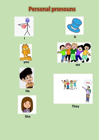 Personal pronouns