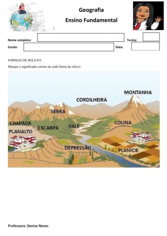 Formas de relevo