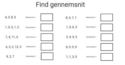 Gennemsnit