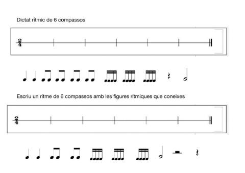 Dictat rítmic (2)