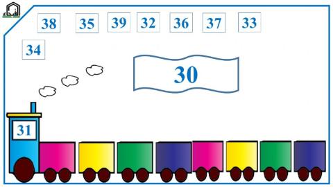 الرياضيات - العد30-39- الصف الاول