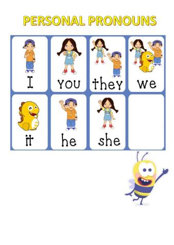 Personal pronouns 2