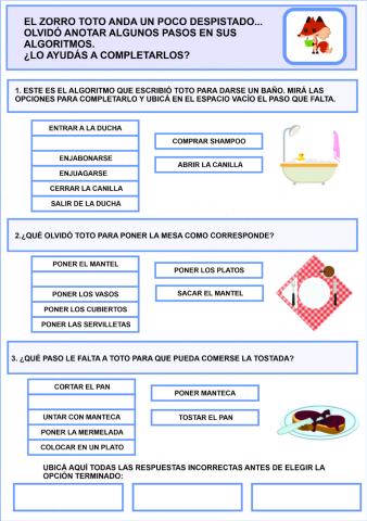 Los pasos correctos