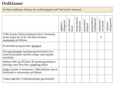 Ordklasser