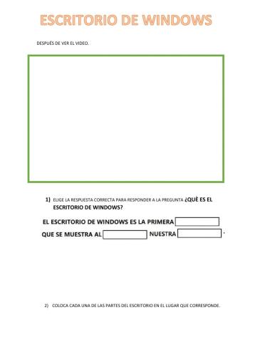 ESCRITORIO DE WINDOWS